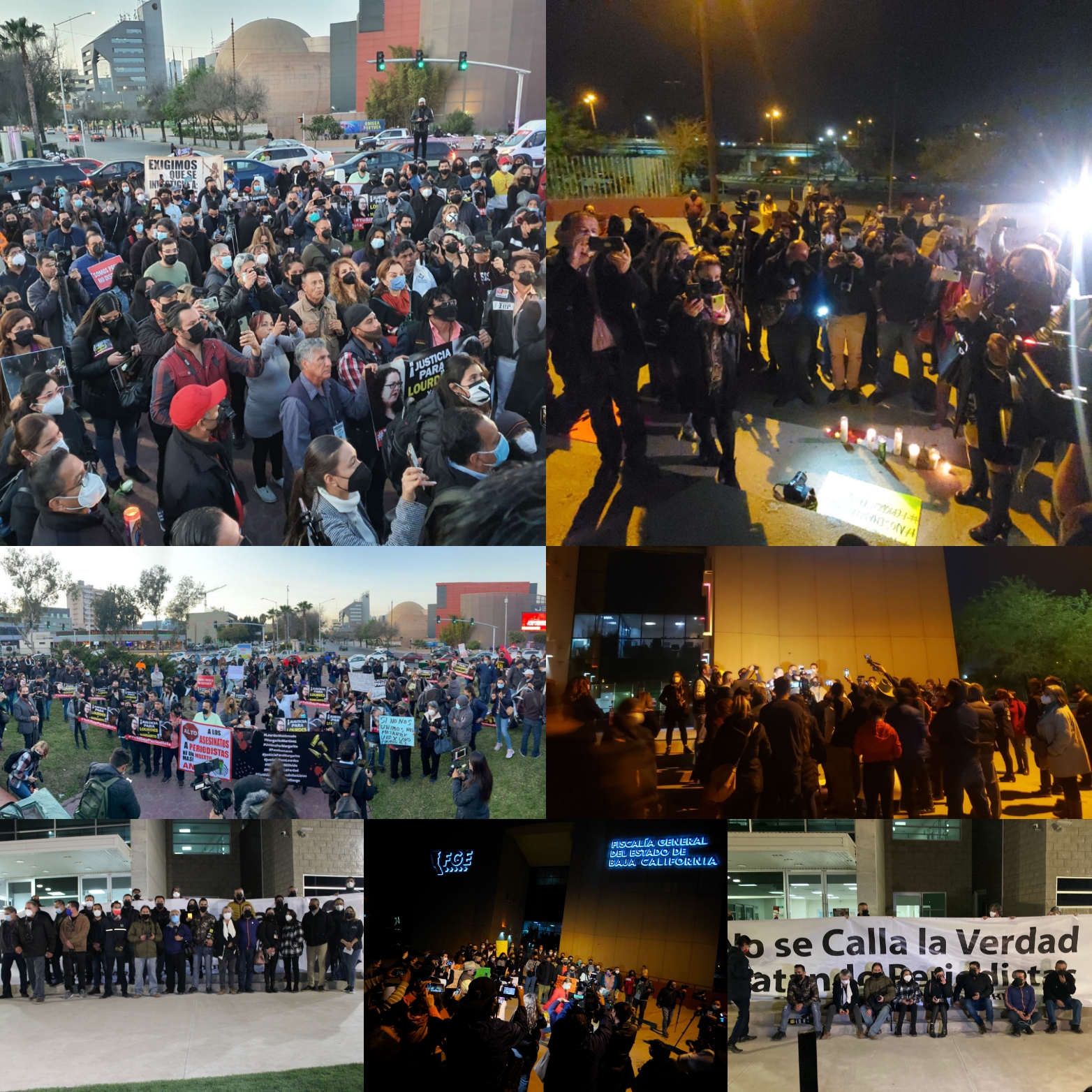 Protestan en Tijuana, Mexicali y Ensenada para exigir justicia para Margarito y Lourdes