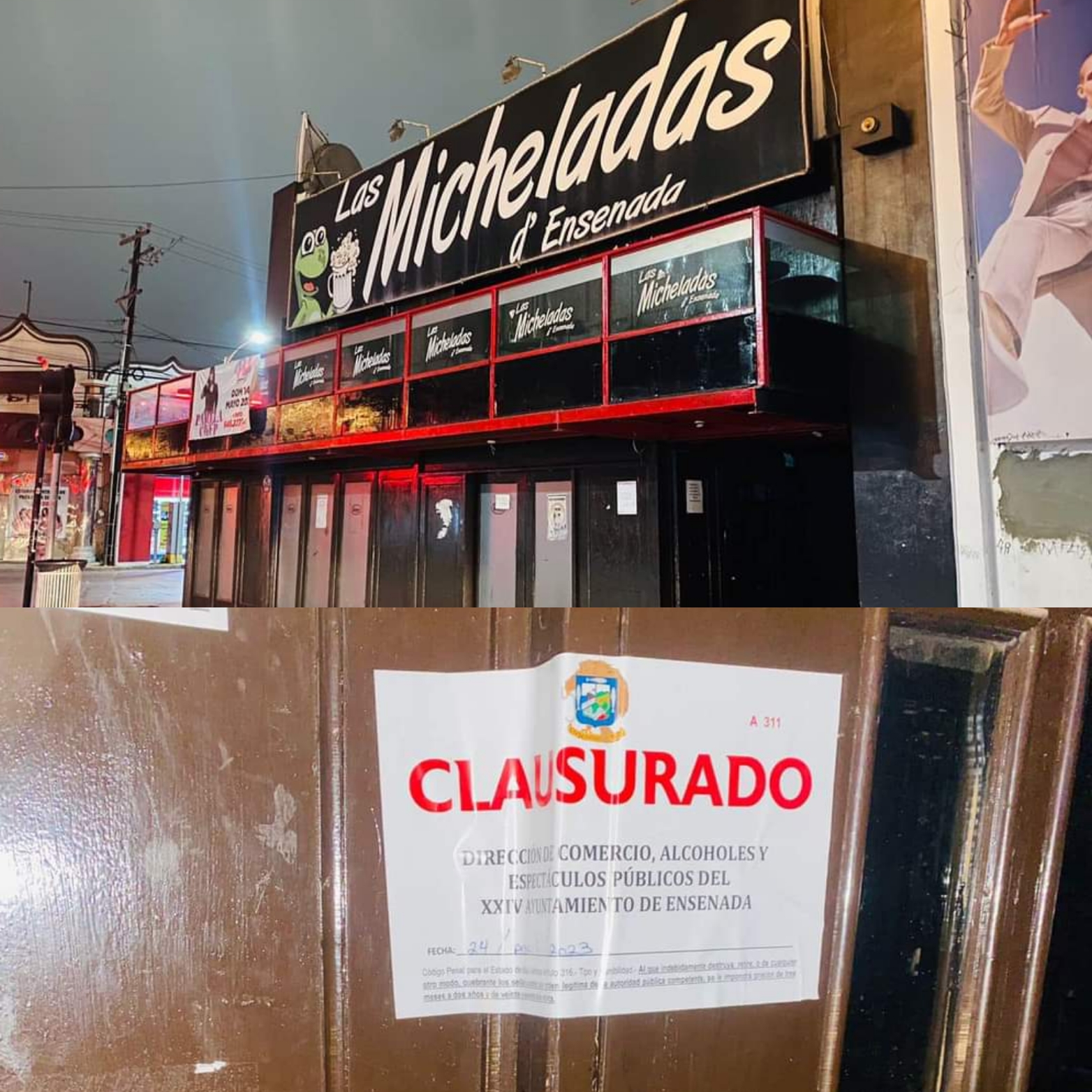 Multan y clausuran Bar Las Micheladas de Ensenada por cerrar a las 8 AM