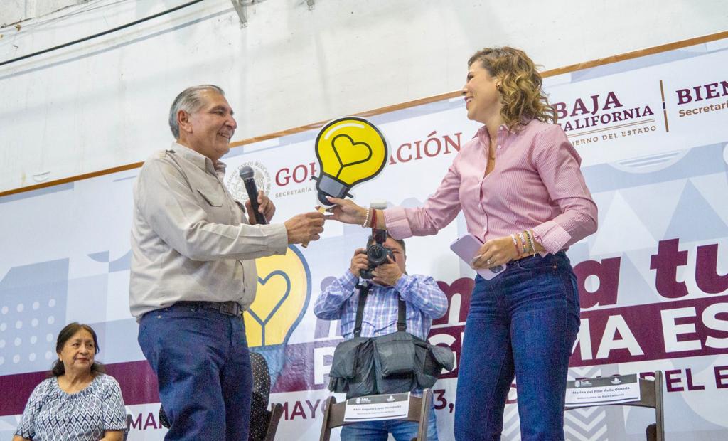 Entregan apoyos Gobernadora y secretario de Gobernación en Mexicali, Tijuana y Ensenada