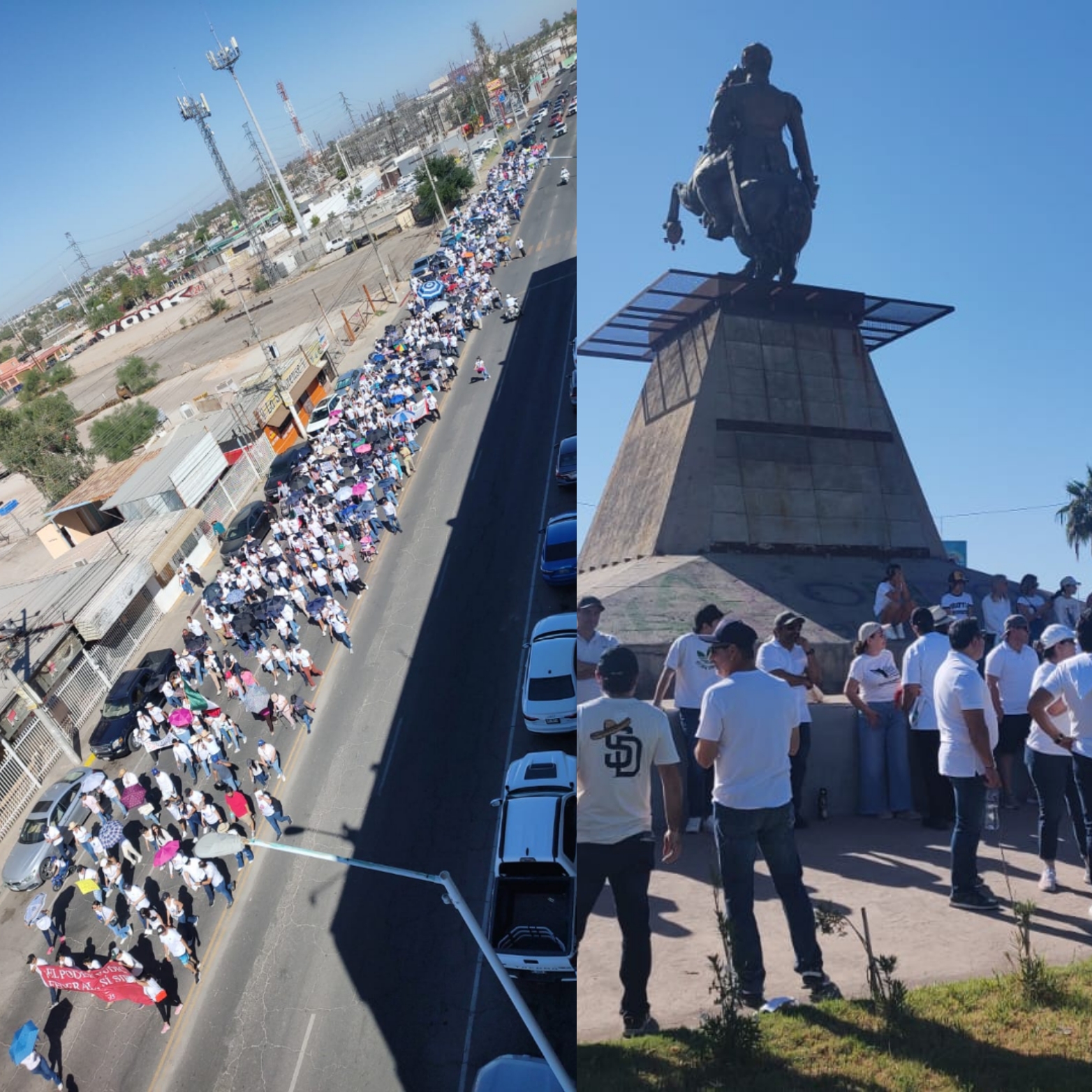 Se suman en Mexicali a protesta nacional de trabajadorxs del Poder Judicial de la Federación