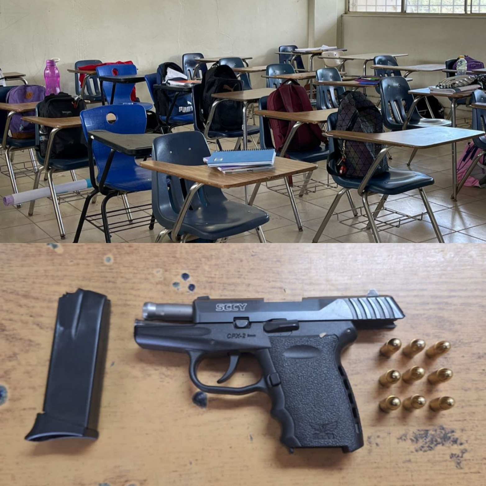 Sorprenden a adolescente con arma de fuego al interior de prepa COBACH en el Valle de Mexicali