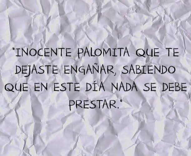 Inocente palomita: De inocentadas periodísticas