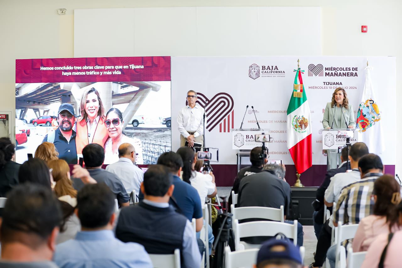Gobernadora de BC da a conocer las obras que benefician a TJ