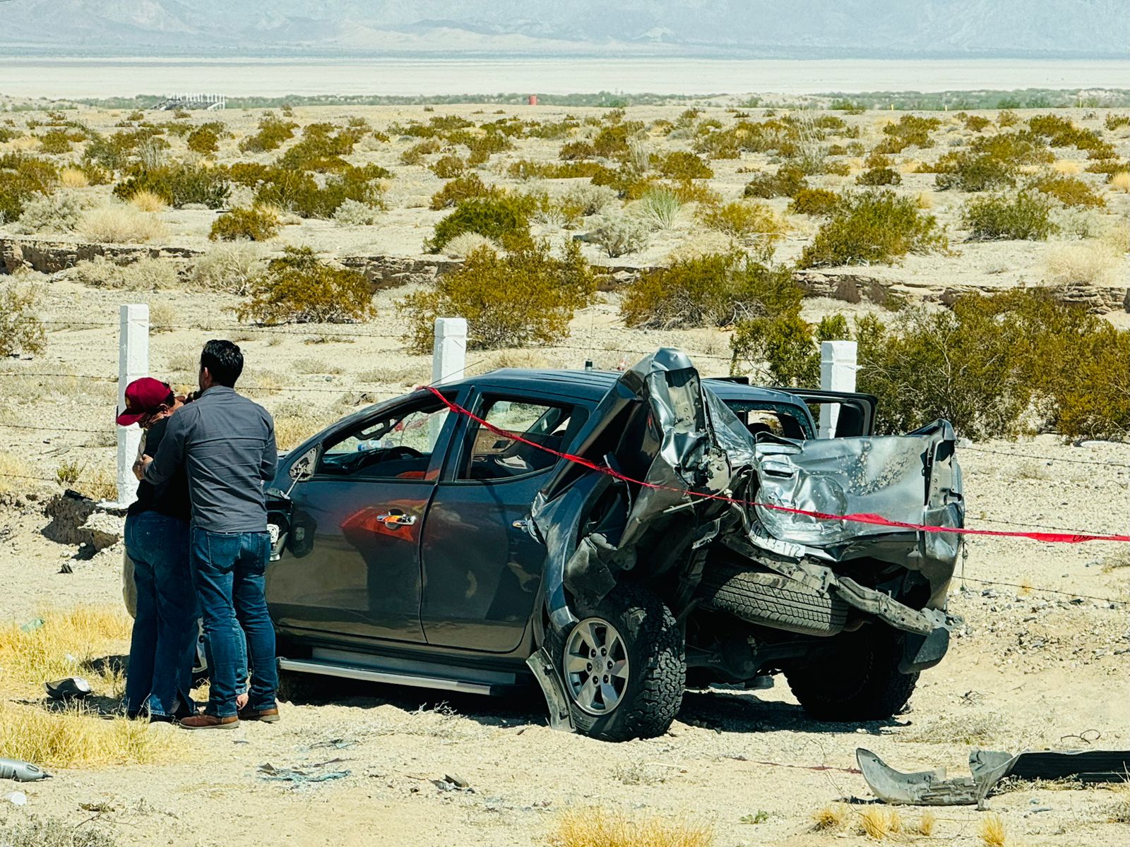 Se registra fatal accidente carretero en la Laguna Salada; Un trabajador de Fiarum murió