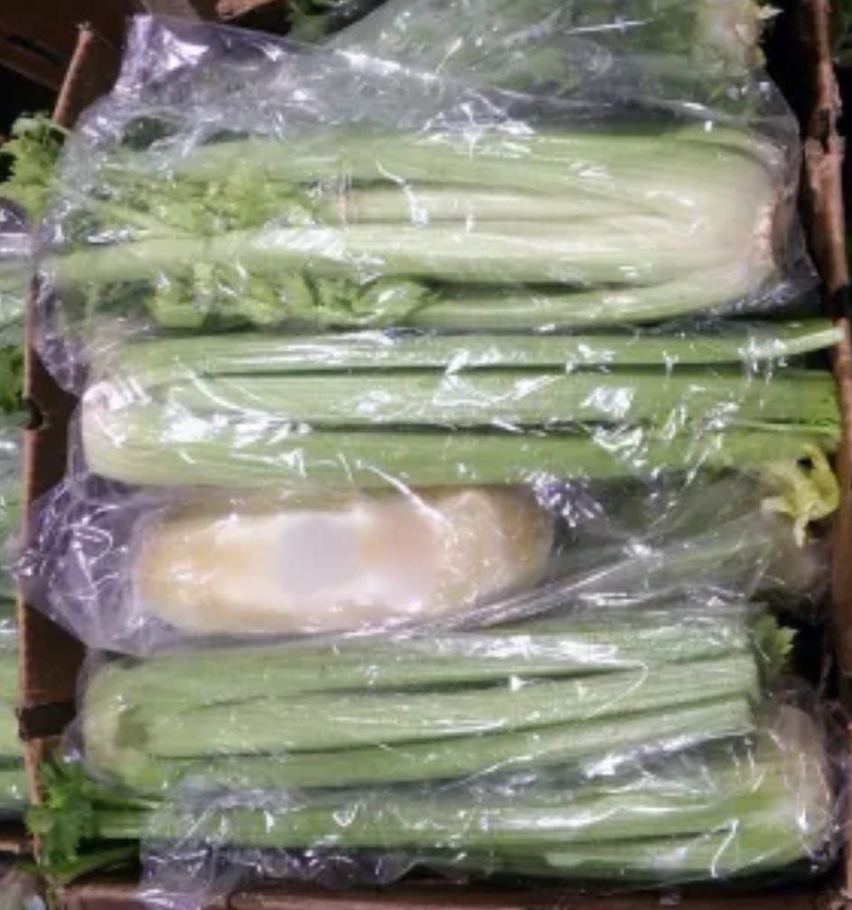 Incautan droga entre apio que cruzó de Tijuana a EU