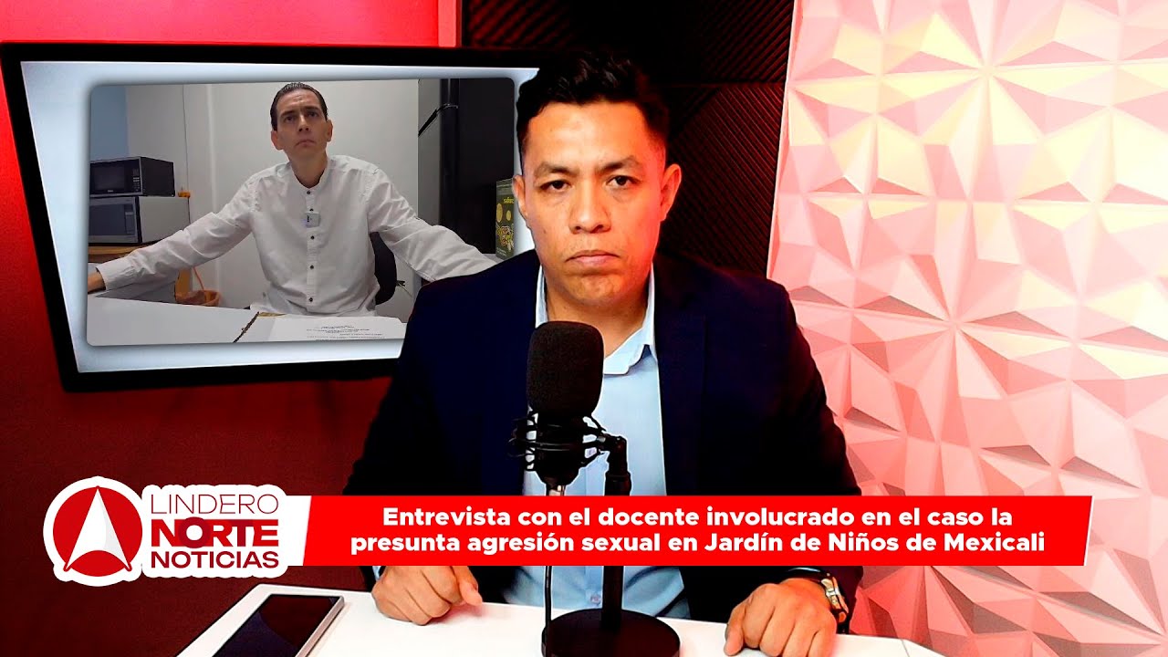 Entrevista con el docente involucrado en el caso la presunta agresión sexual en Jardín de Niños (video)
