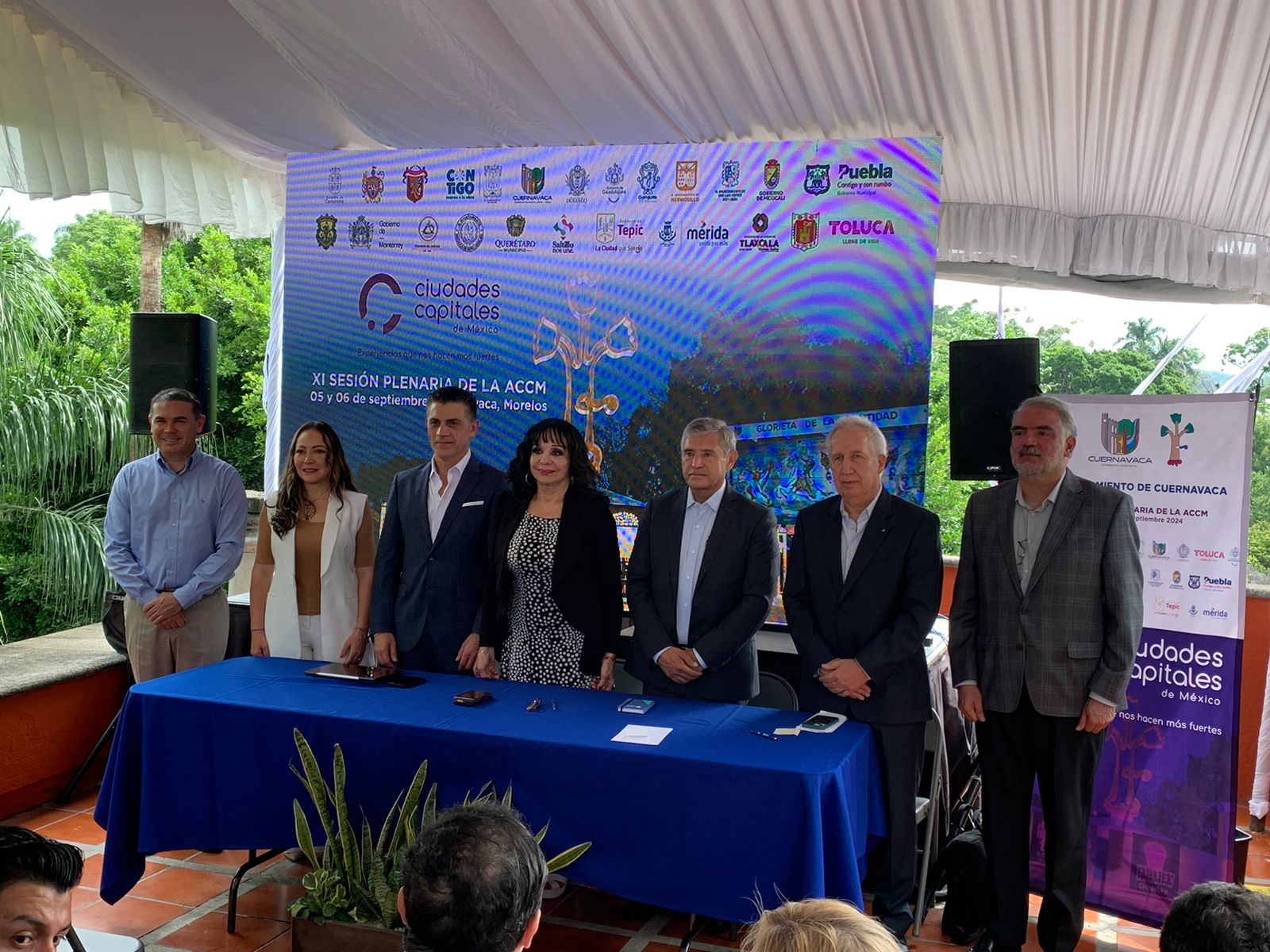 Alcaldesa de Mexicali inicia actividades de la ACCM en Cuernavaca