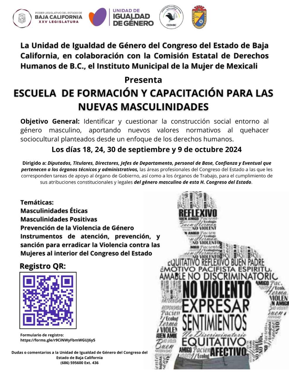 Congreso de BC capacitará en identificar y prevenir violencia contra mujeres 