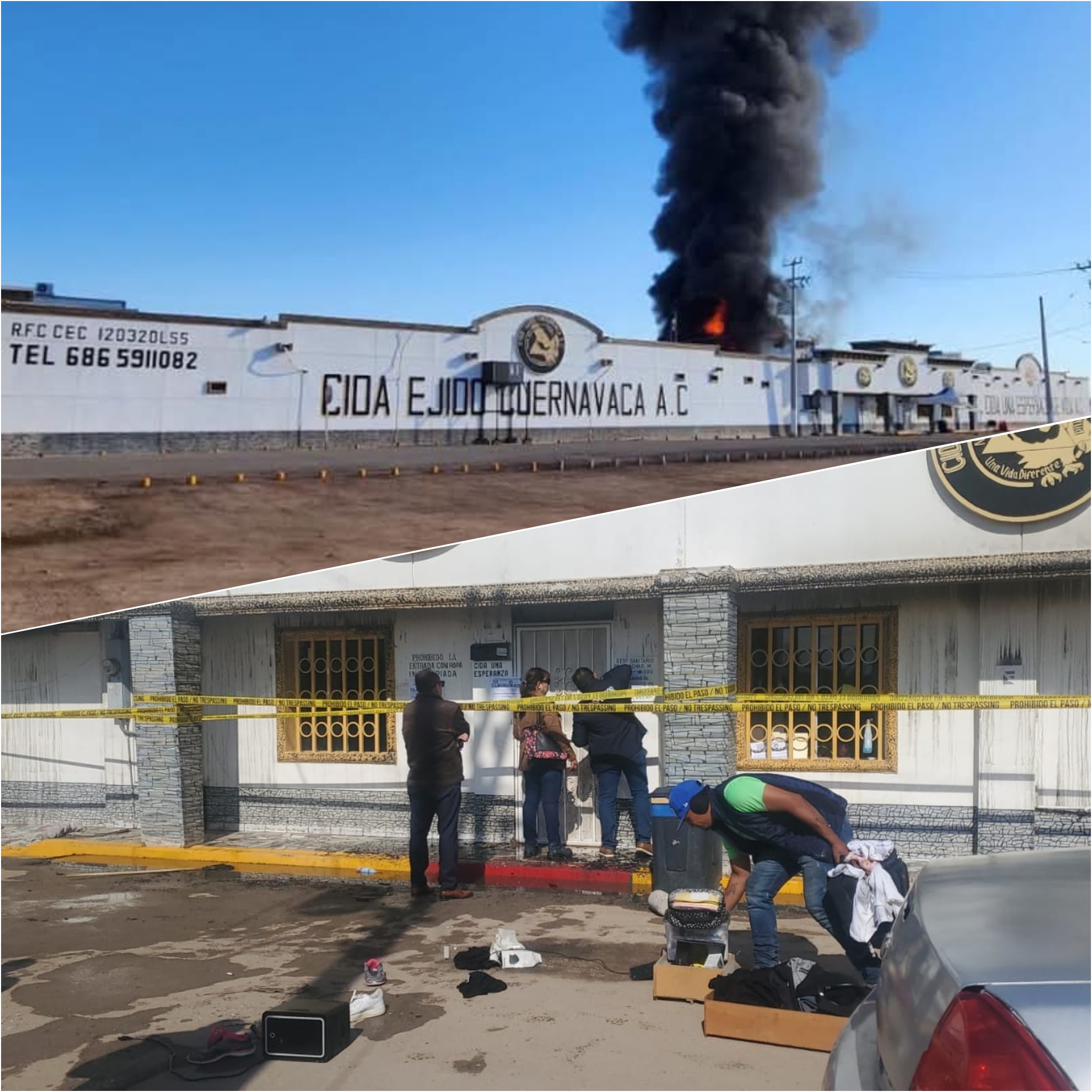 Se incendia Centro de Rehabilitación en el Valle de Mexicali