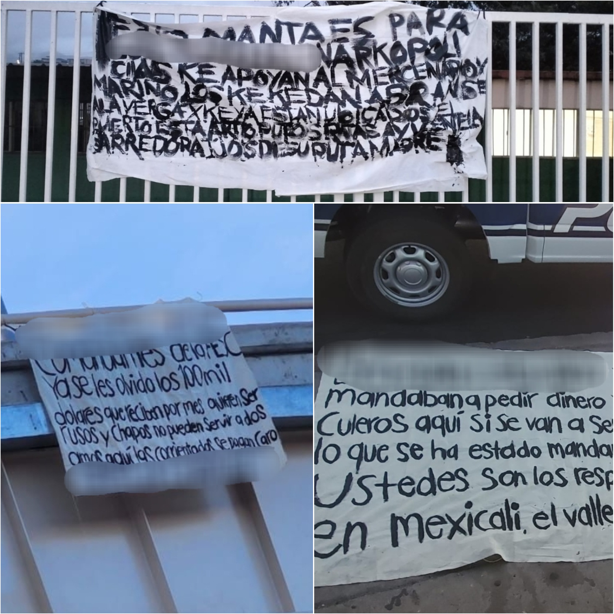 Emiten amenazas contra mandos de la FESC en Mexicali y Ensenada