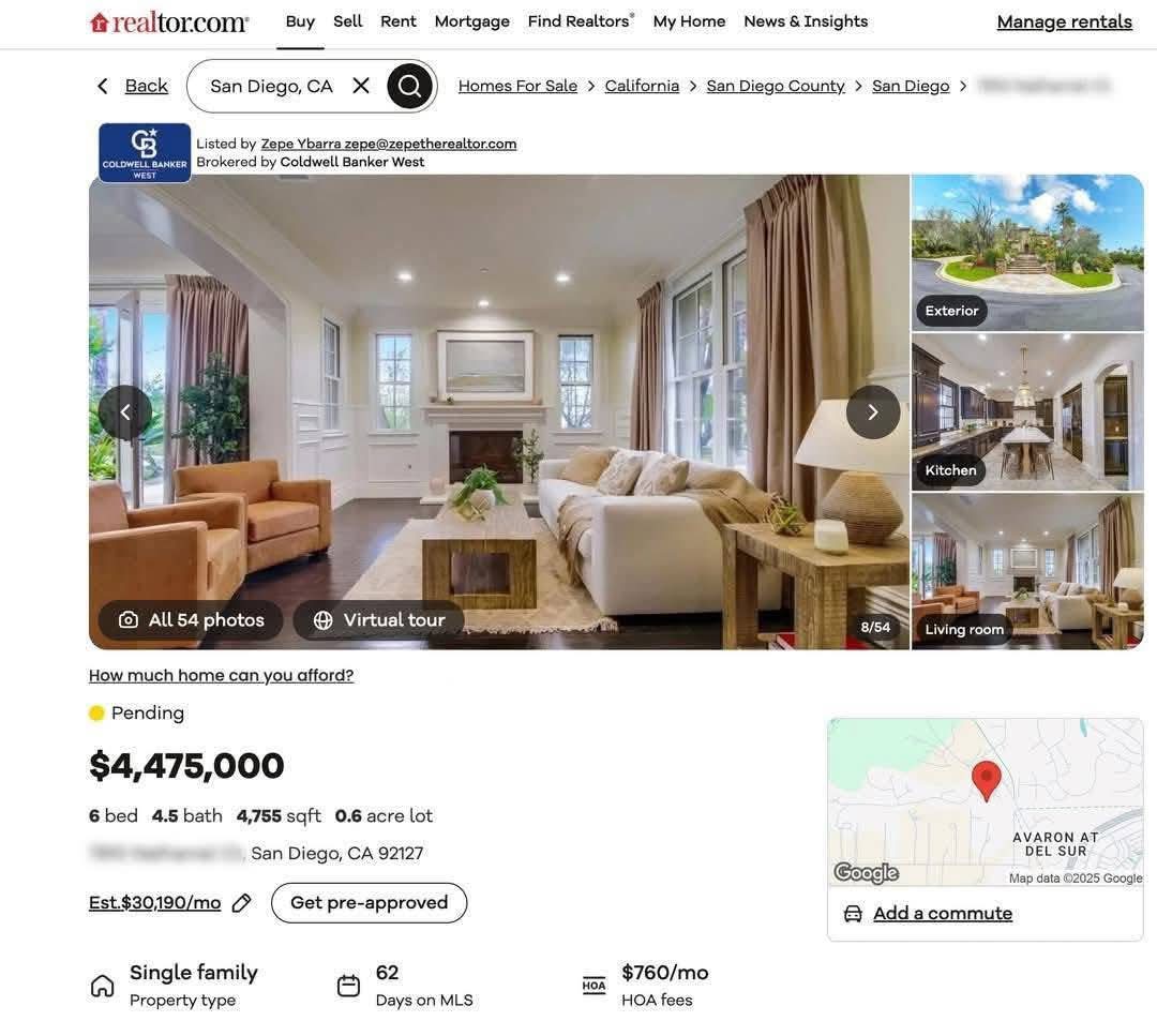 Falso que casa en California sea de Marina del Pilar: Gobierno de BC