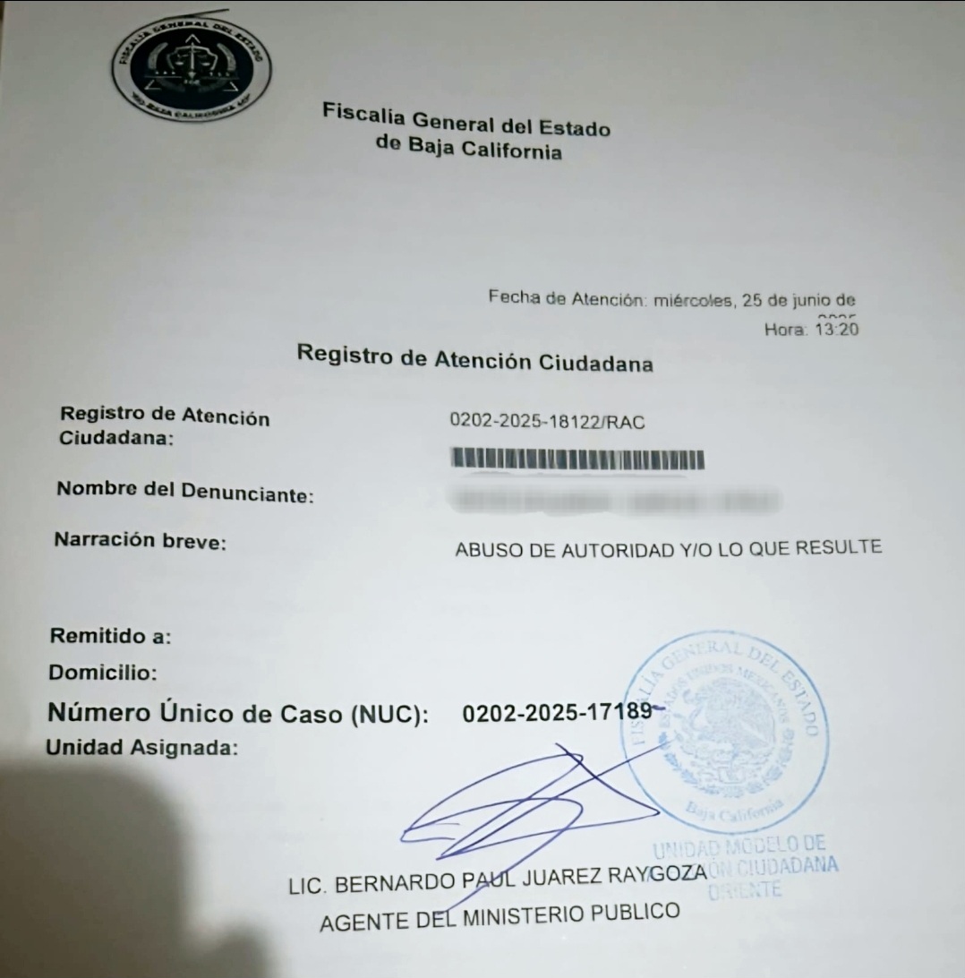 Denuncian a policía de Mexicali por abuso de autoridad, homofobia y extorsión 