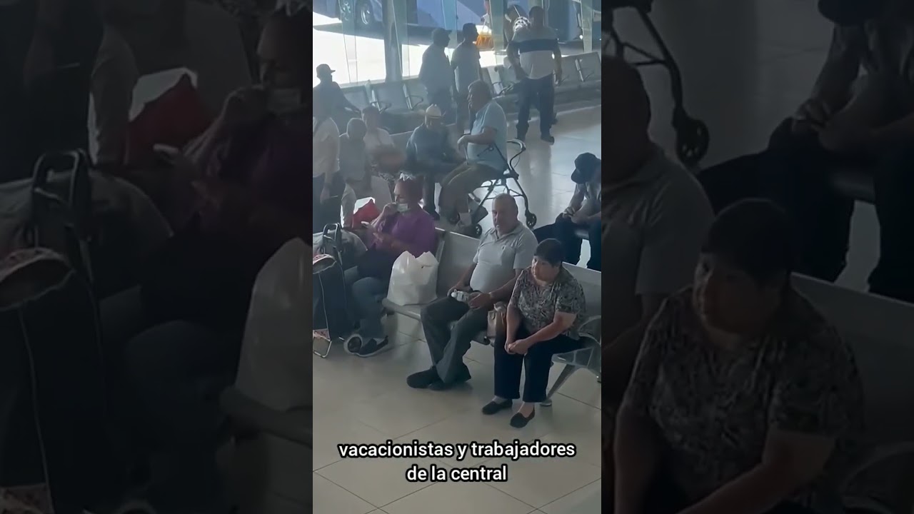 A 50 GRADOS, SIN REFRIGERACIÓN EN LA CENTRAL CAMIONERA DE MEXICALI (video)
