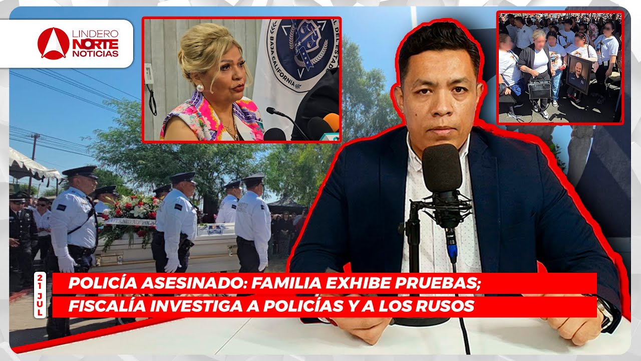 Policía asesinado: Familia exhibe pruebas; Fiscalía investiga a policías y a Los Rusos