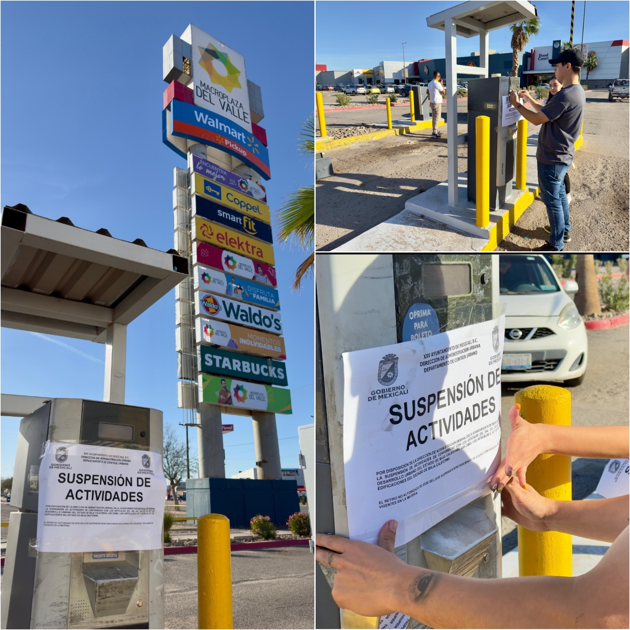 Liberan de pago estacionamiento de Plaza Galerías en Mexicali