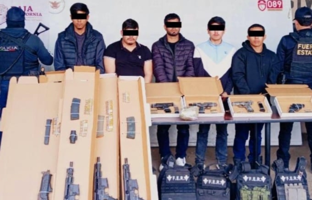 Capturan a célula del crimen organizado en Tecate