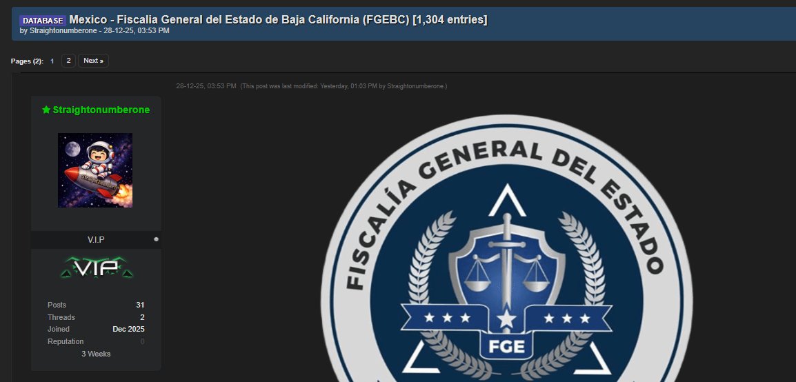 MC denuncia hackeo a base de datos de FGEBC; se trata de información pública, precisan