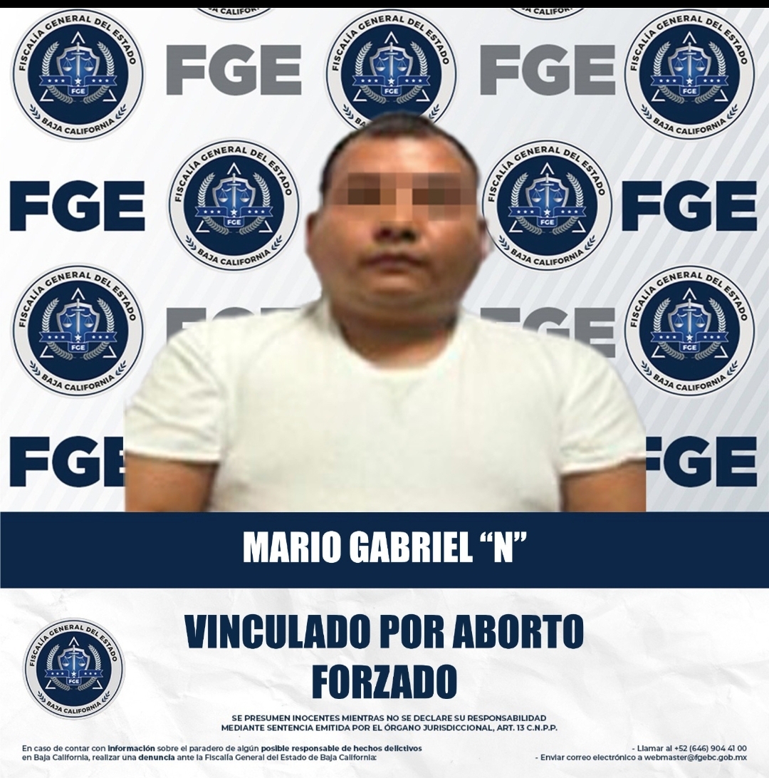 En prision preventiva, Mario Gabriel por forzar a su pareja a abortar con medicamento