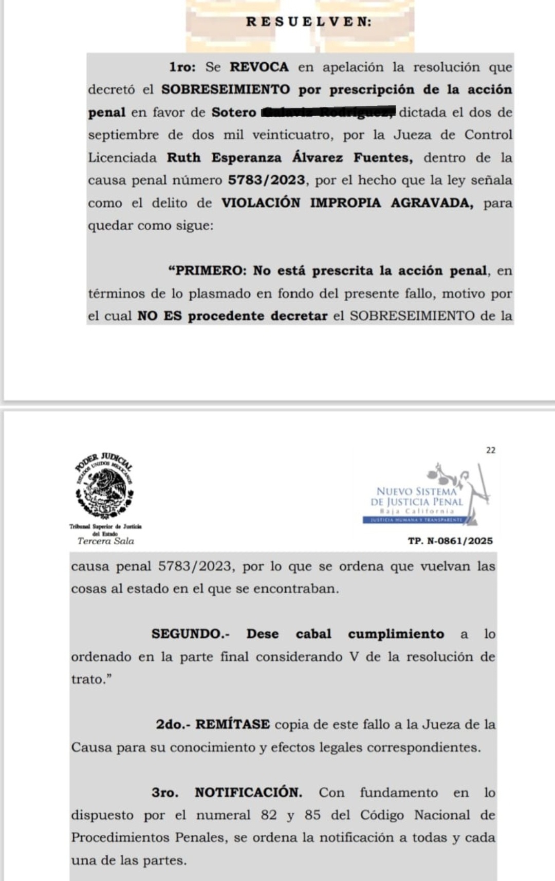 Ordenan reaprehender a El Checo de Mexicali, policía de la FESCBC, por violar desde niña a su hija