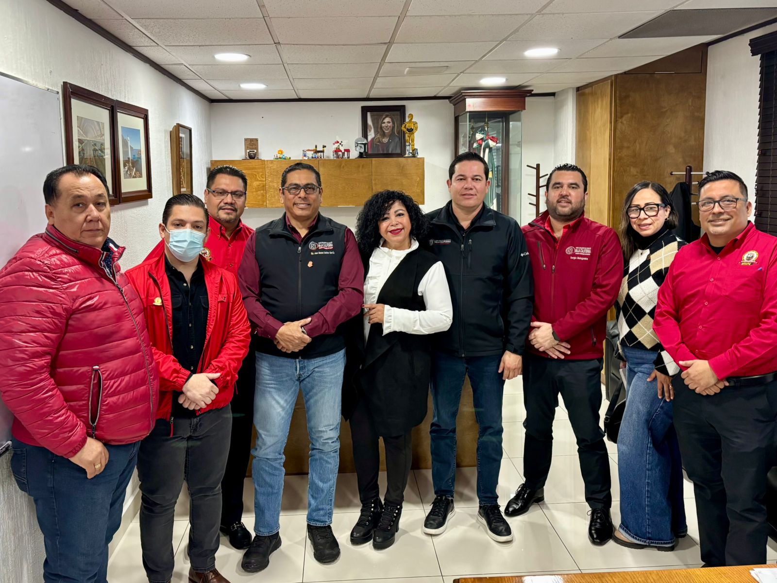 Se reúnen Congreso de BC y nueva dirigencia sindical para establecer ruta institucional de coordinación