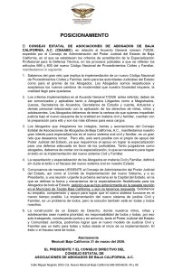 Cuestionan abogados de BC acuerdo del Poder Judicial que obliga a litigantes a tener maestría o doctorado