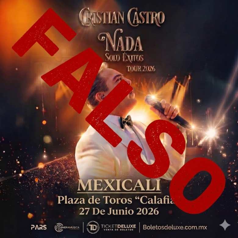 Gobierno de Mexicali informa que no reconoce evento anunciado para Plaza Calafia