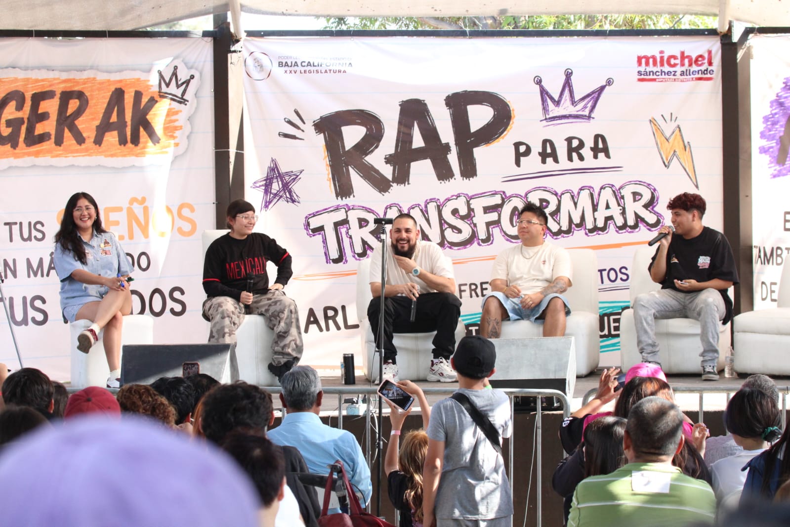 Impulsa Diputada Michel Sánchez el RAP como motor de transformación social para las juventudes