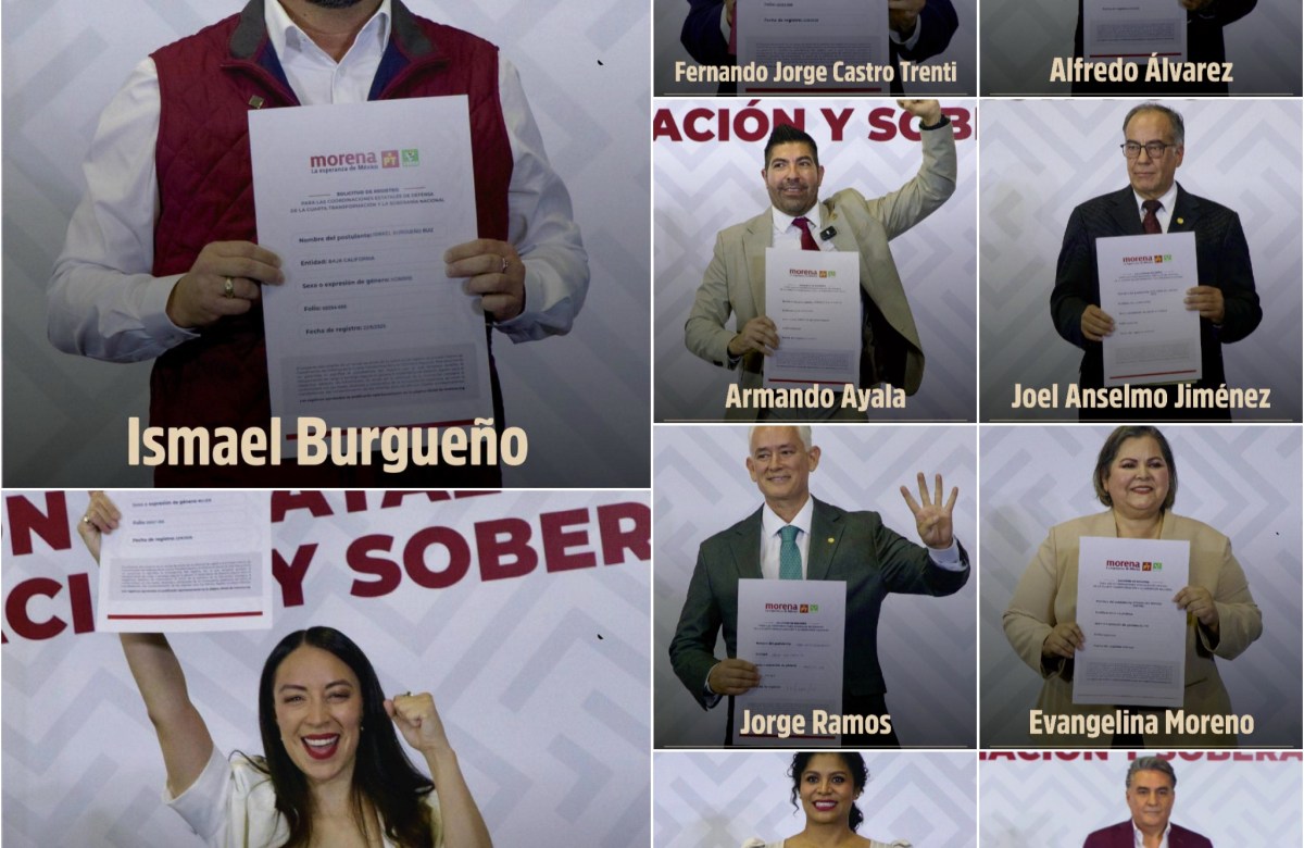 Estos son los 10 aspirantes a la candidatura a la gubernatura de MORENA en BC