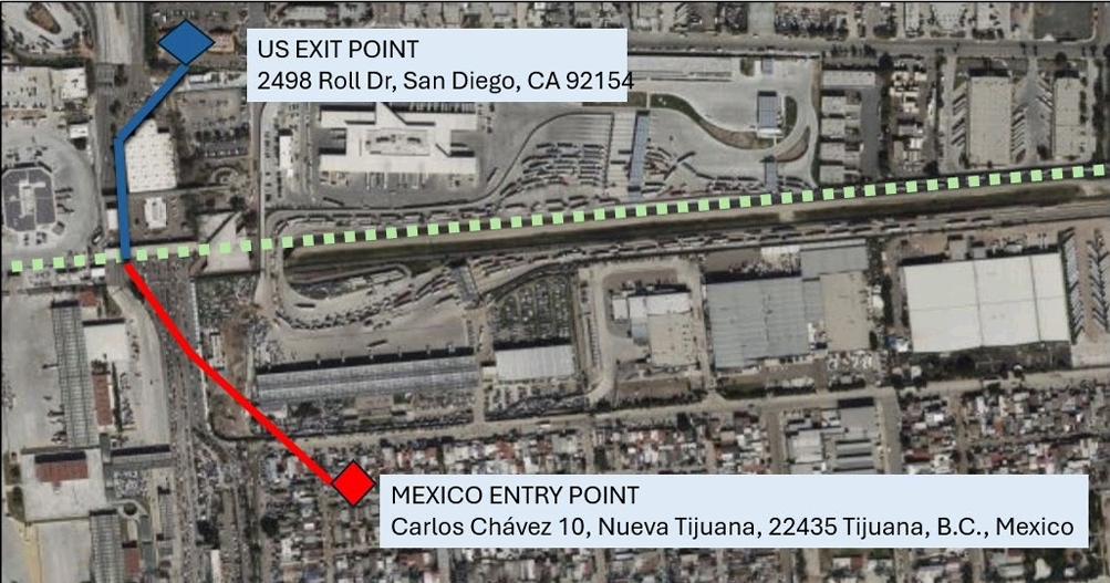 Decomisan en tunel de Tijuana-San Diego una tonelada de cocaína