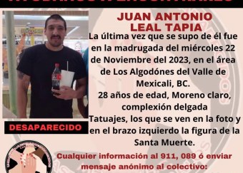 Localizan en Fosa Clandestina a joven desaparecido en 2023 en Los Algodones