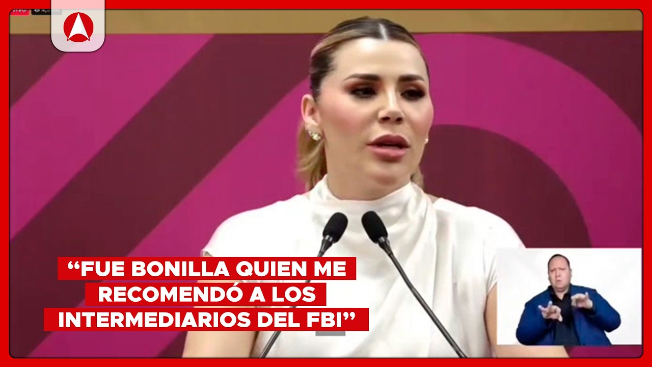 Fue Bonilla quien me recomendó a los intermediarios del FBI: Marina del Pilar (video)
