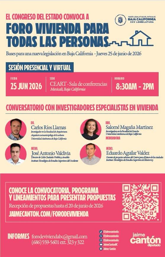 Especialistas nacionales y académicos participarán en Foro «Vivienda para Todas las Personas»