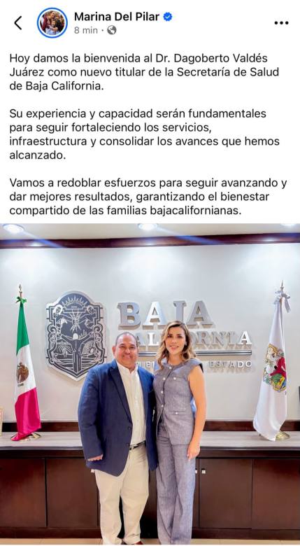 Designan como secretario de Salud a ex Director de ISSSTECALI Y COEPRIS