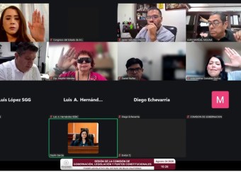 Dictaminan 7 proyectos en sesión de la Comisión de Gobernación del Congreso de BC