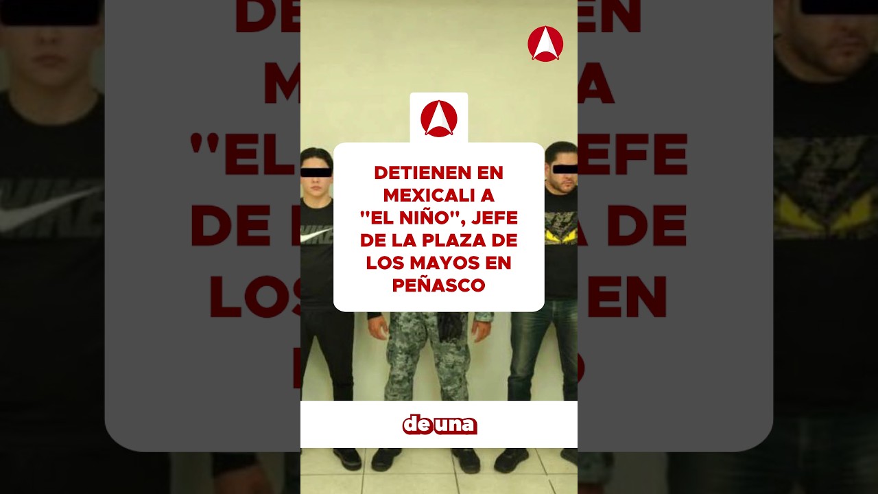 Detienen en Mexicali a «El Niño», jefe de la plaza de Los Mayos en Peñasco (video)