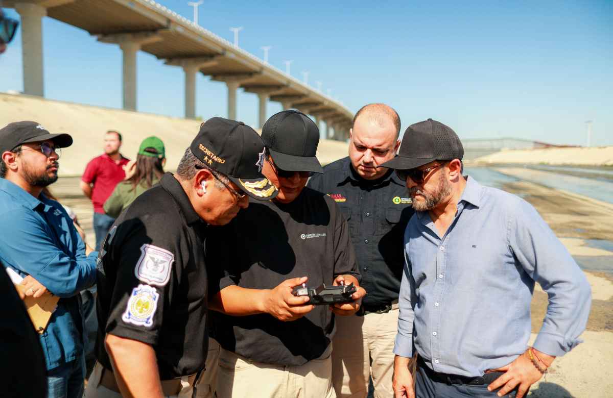 Acciones preventivas en la canalización del Río Tijuana para El Niño 