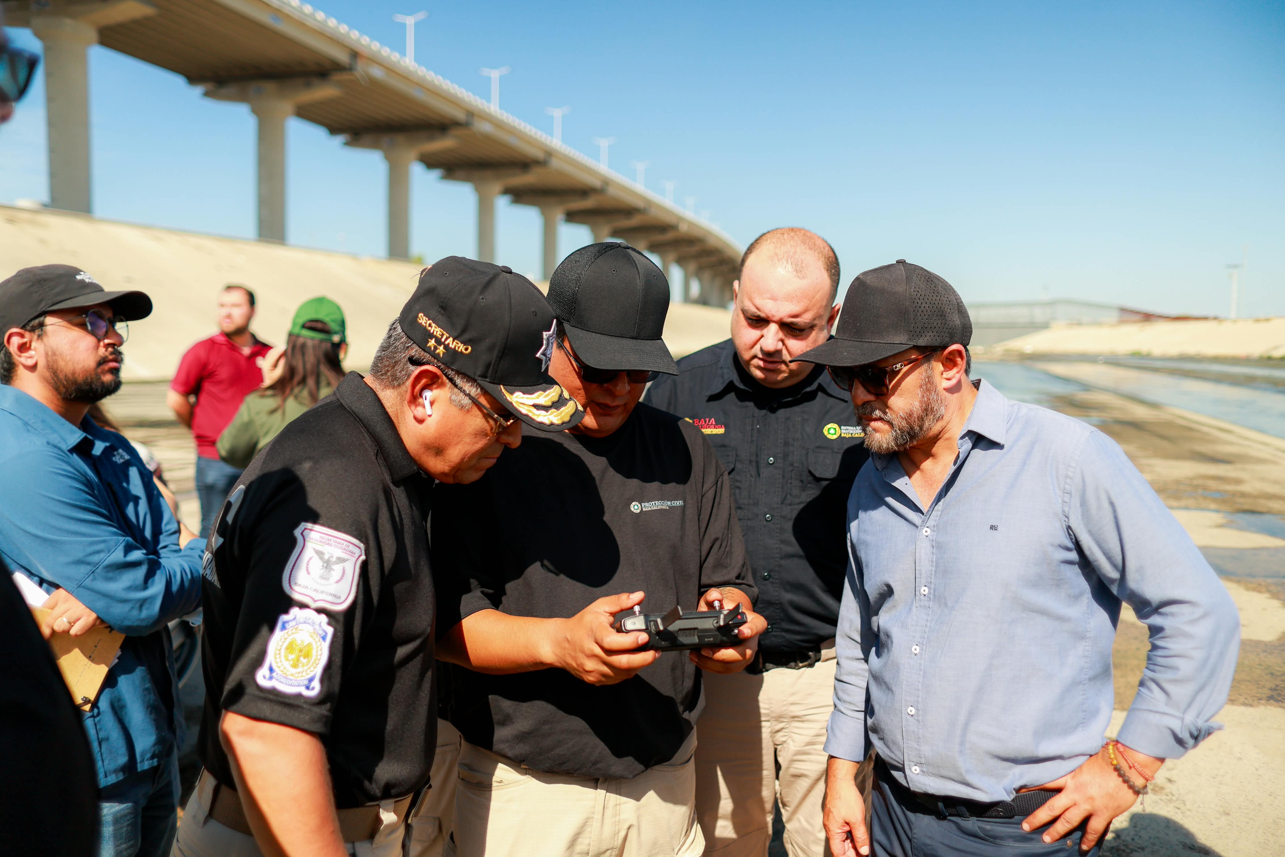 Acciones preventivas en la canalización del Río Tijuana para El Niño 