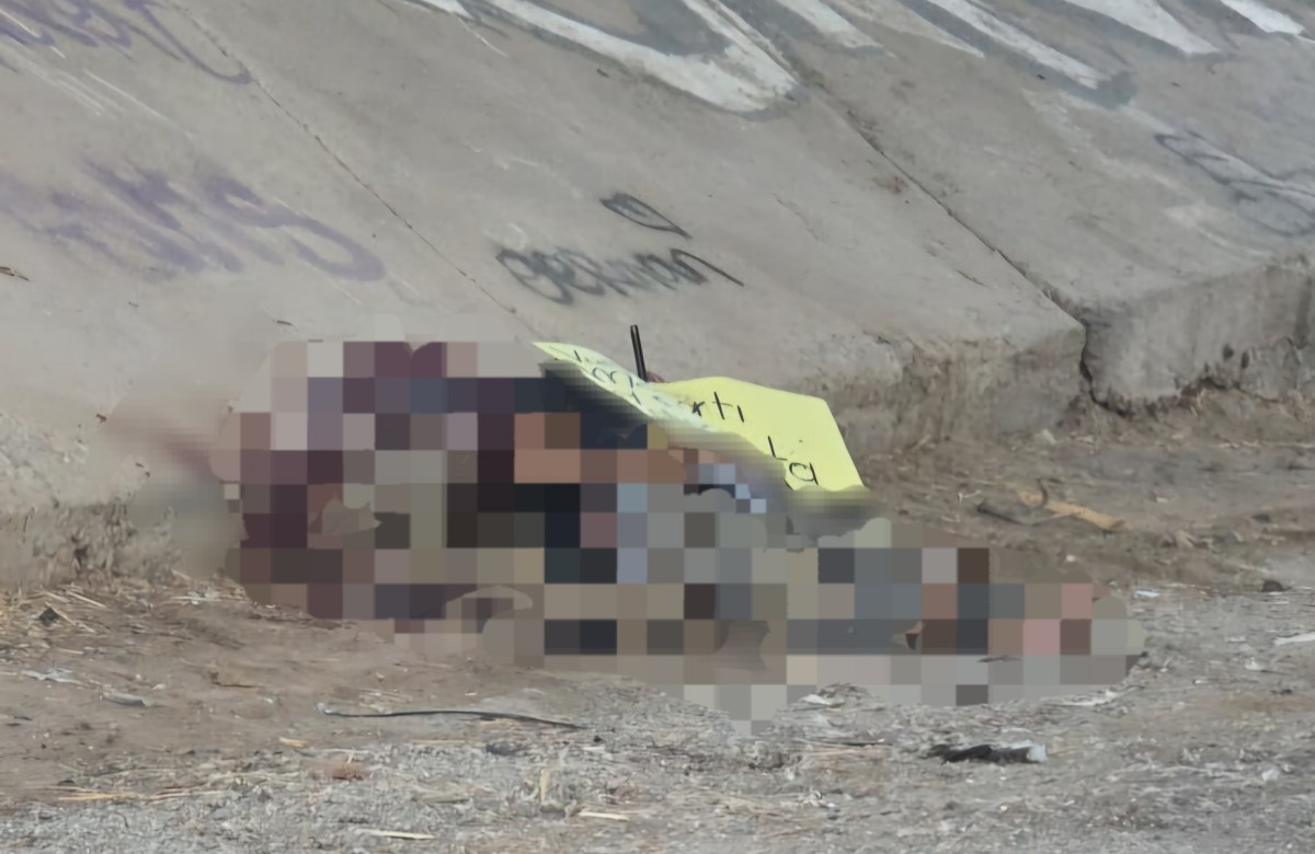 Localizan cadáver decapitado y con narcomensaje
