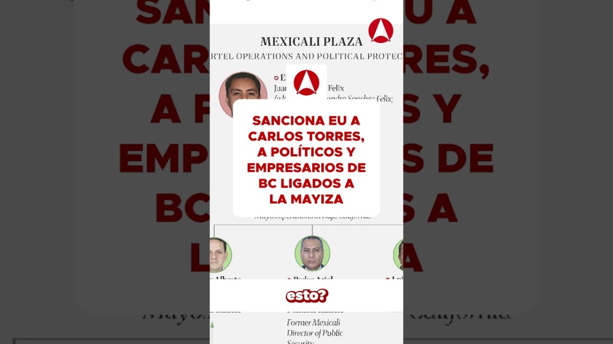 Sanciona EU a Carlos Torres, a políticos y empresarios de BC ligados a la Mayiza (video)