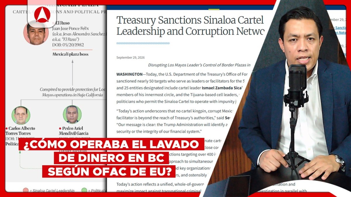 Sanciona EU a Carlos Torres, a políticos y empresarios de BC ligados a la Mayiza (video)