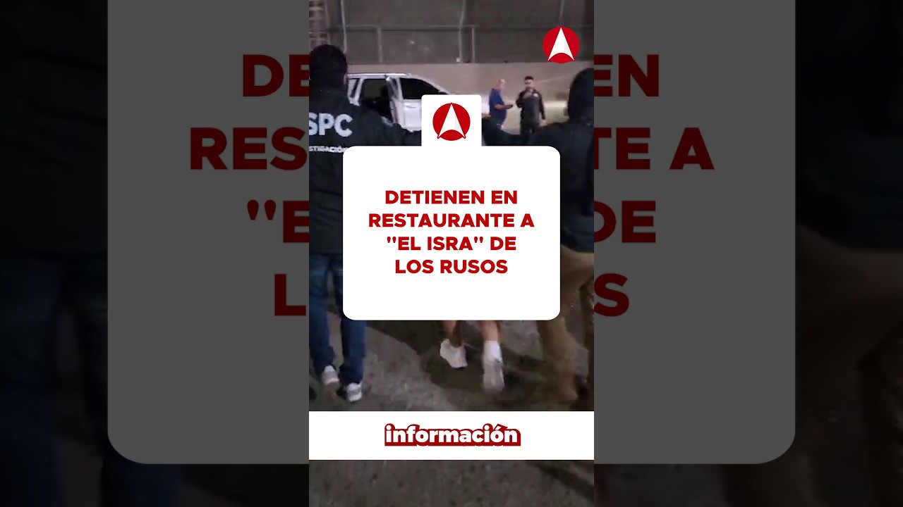 Detienen en restaurante a «El Isra» de Los Rusos (video)