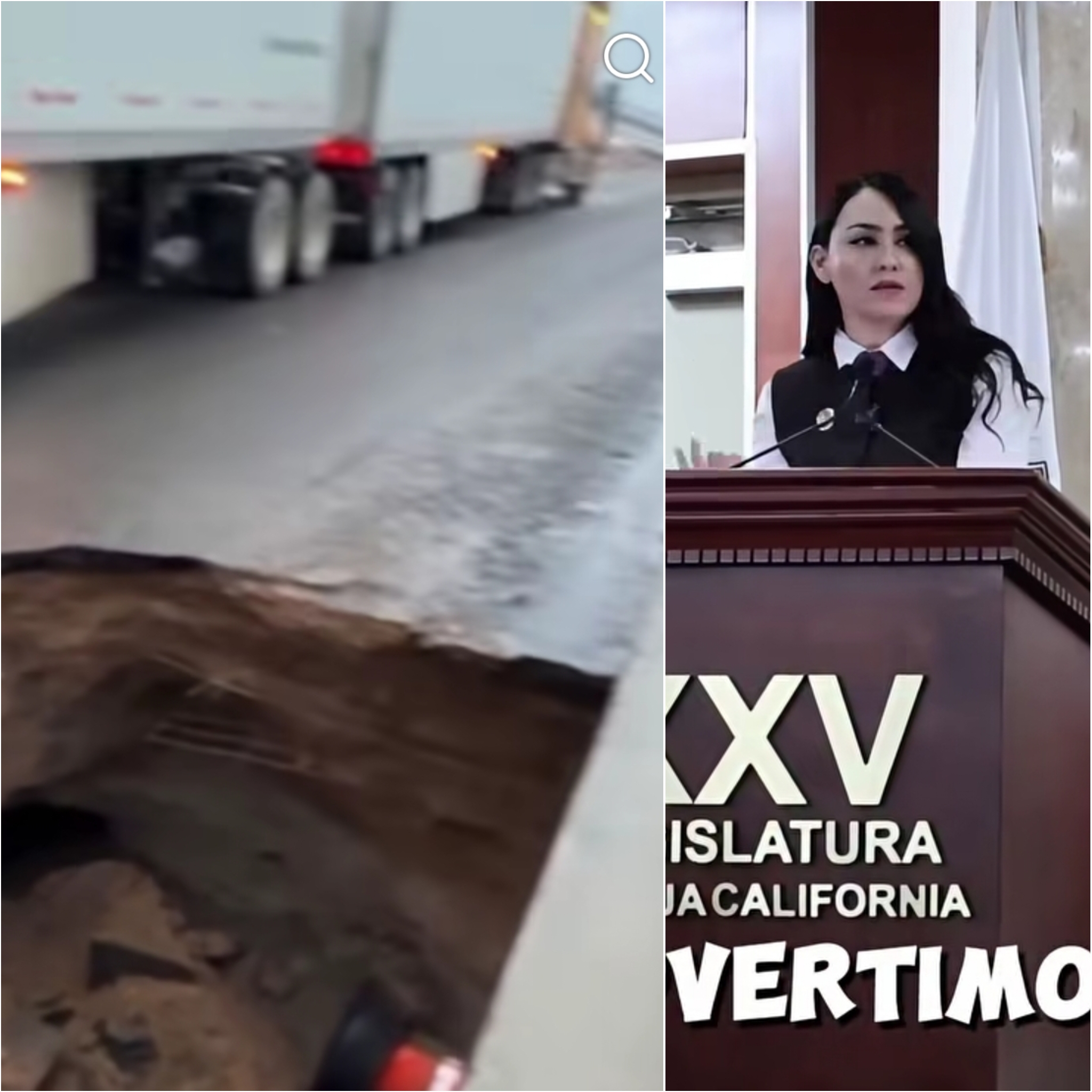 Tormenta Rachel agrava socavón en zona este de Tijuana: Yohana Gilvaja
